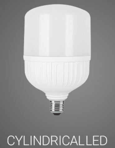لامپ LED استوانهای ۴۰ وات پارس شعاع توس پایه E27