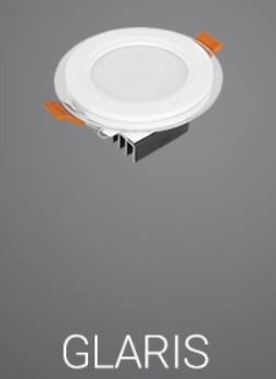 چراغ توکار LED گلاریس ۷ وات دایرهای پارس شعاع توس