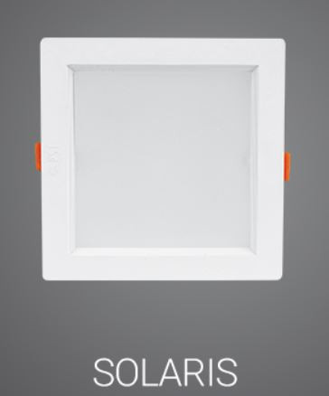 چراغ توکار LED سولاریس ۱۸ وات مربعی پارس شعاع توس