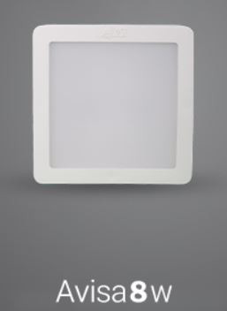 چراغ روکار LED آویسا ۸ وات مربعی پارس شعاع توس