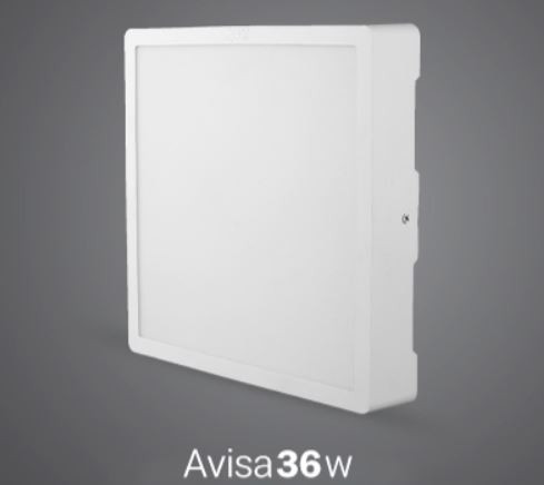 چراغ روکار مربعی آویسا ۳۶ وات LED پارس شعاع توس