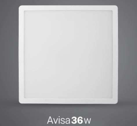 چراغ روکار مربعی آویسا ۳۶ وات LED پارس شعاع توس