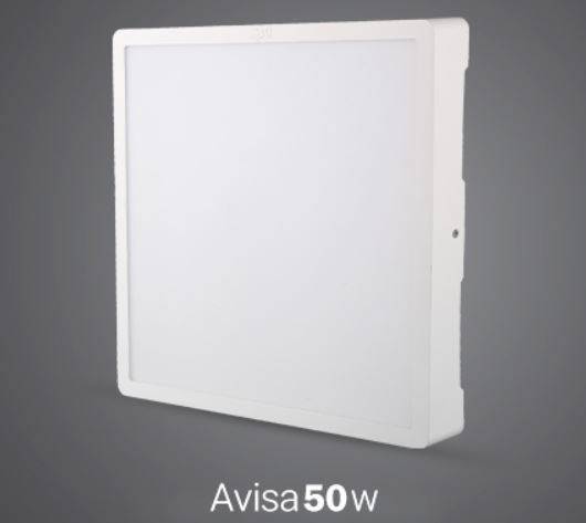 چراغ روکار مربعی آویسا ۵۰ وات LED پارس شعاع توس