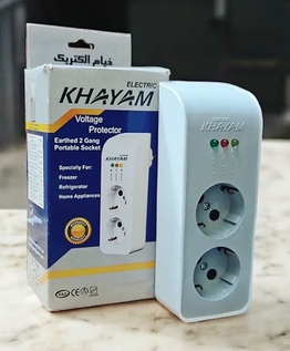 محافظ ولتاژ الکترونیکی دوخانه ارتدار مخصوص یخچال-فریزر و لوازم خانگی خیام الکتریک