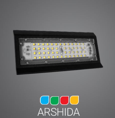 پروژکتور 50 وات آرشیدا رنگی پارس شعاع توس | LED SMD مدل Arshida IP65