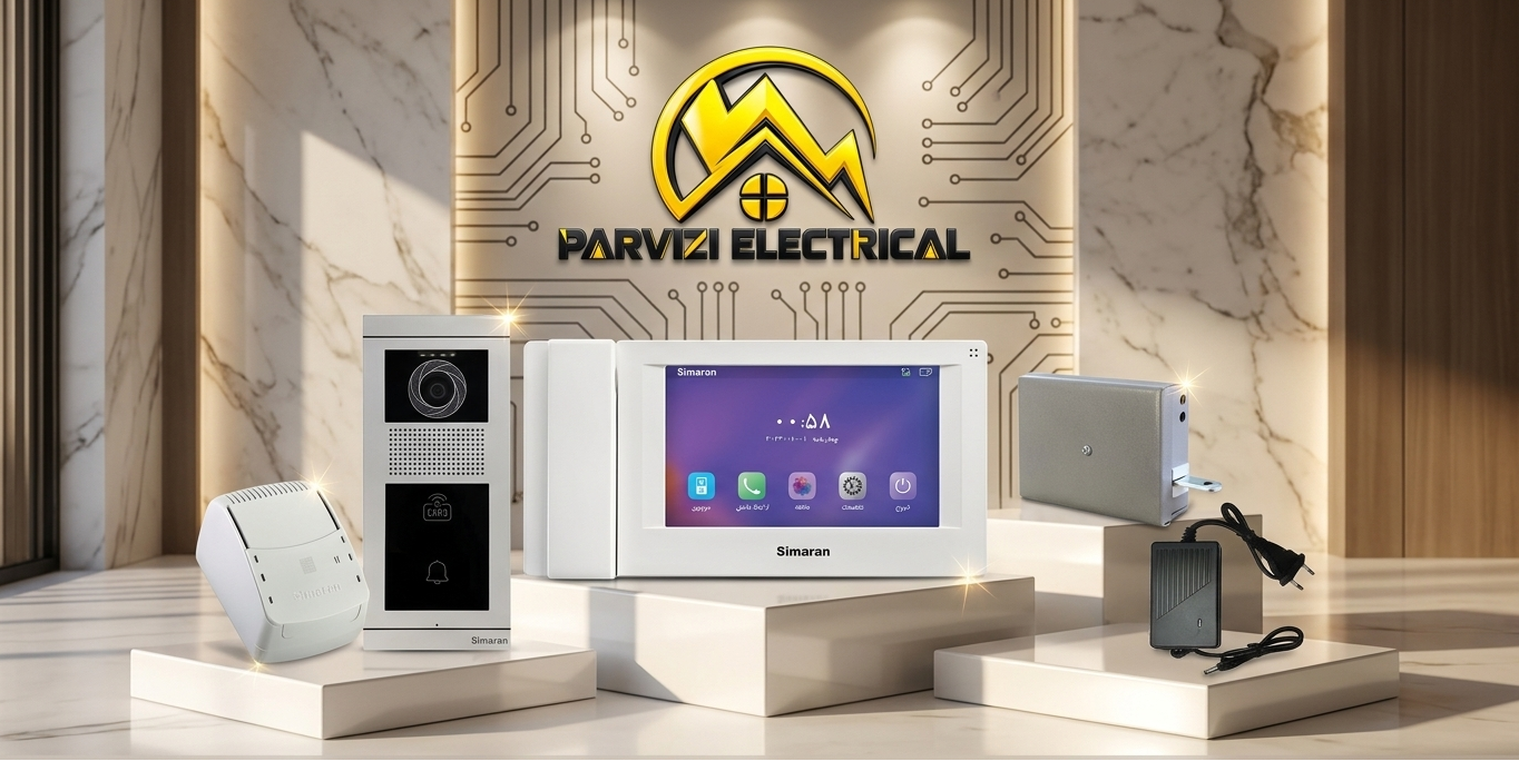 پکیج کامل آیفون تصویری تک واحدی سیماران (مانیتور ۷۳D + پنل فرداد TD1)